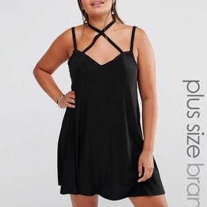 Plus Strappy Cami Swing Dress